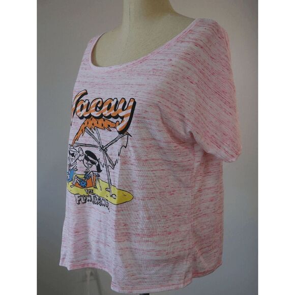 Unique Vintage Flintstones X Smak Parlour Vacay Graphic Tee M - Picture 4 of 6